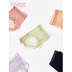 【領券159元/5條】蘭卓麗商場同款平角內褲女中低腰純桑蠶絲底襠