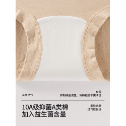 雅鹿女士內褲純棉7a級抗菌短褲2026新款女生a類全棉無痕平角褲衩