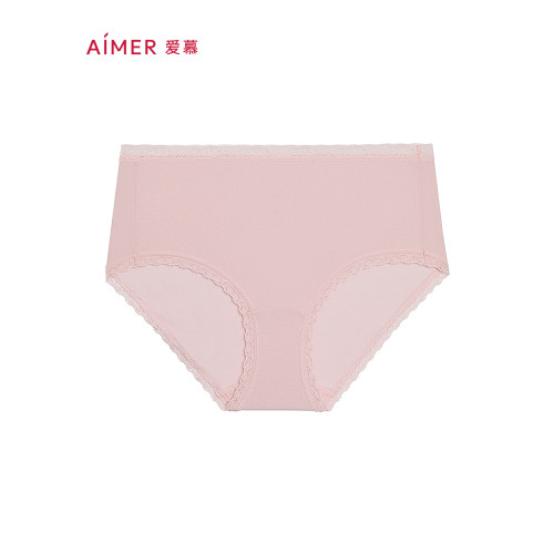 愛慕柔嶼內褲女棉質裡襠舒適柔軟高腰平角褲AM23B891