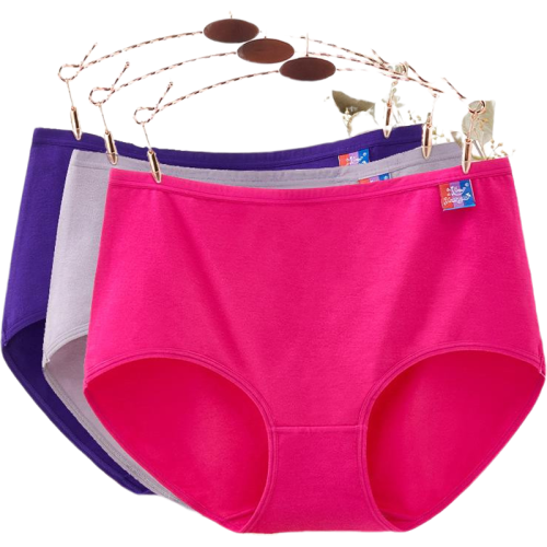 廣州潮汕純棉內褲女抗菌中腰簡約透氣學生女三角褲頭揭陽普甯