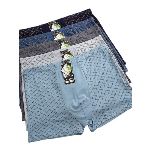 舒適無痕佬平角內褲男士加肥加大號竹纖維莫代爾胖子寬鬆短褲