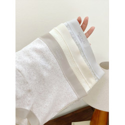 微內薇運動無痕平角內褲女士純棉18CM加長檔抑菌包臀VV大碼四角褲