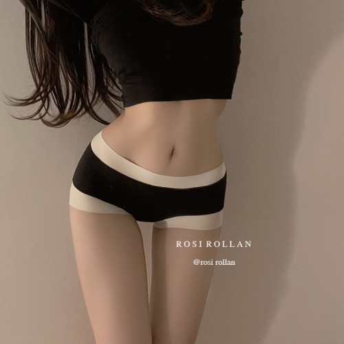 日系簡約無痕少女內褲0感中腰莫代爾柔軟親膚棉檔三角褲女平角褲 日系簡約無痕少女內褲0感中腰莫代爾柔軟親膚棉檔三角褲女平角褲