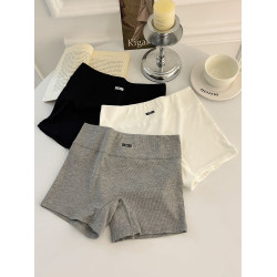 瑤瑤閨蜜冬季內褲安全褲三合一10A抑菌純棉襠短褲女士平角打底褲