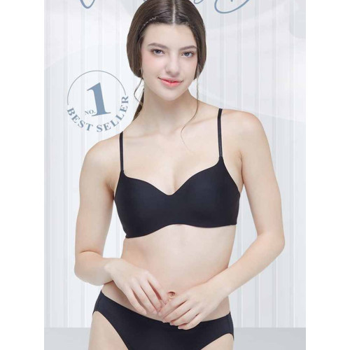 泰國華歌爾內衣細肩帶Wacoal薄杯無鋼圈無痕性感文胸罩WB3A14