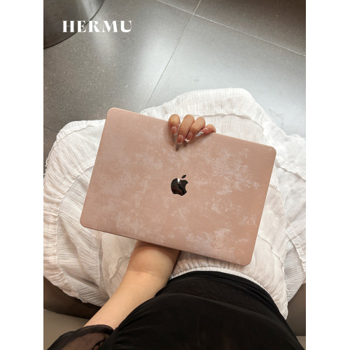 禾沐M5粉色2026款M4皮質13寸macbookair保護殼M1軟14寸pro適用蘋果電腦保護套m3透明15筆電m2全包mac外殼16