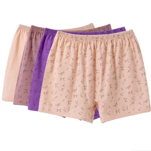 恒源祥奶奶內褲女純棉寬鬆高腰老人大碼全棉短褲老年人安全褲打底