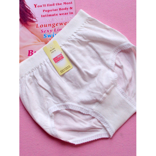 【4條裝】香港溫代詩全棉無縫內褲高腰大碼內褲運動媽咪褲 3900