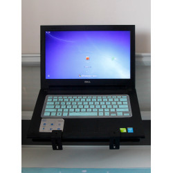 筆記型電腦掛架屏風工位筆電壁掛支架懸空架托筆電懸掛支架