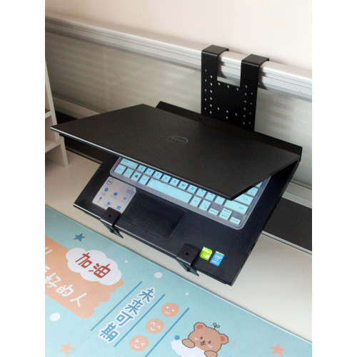 筆記型電腦掛架屏風工位筆電壁掛支架懸空架托筆電懸掛支架