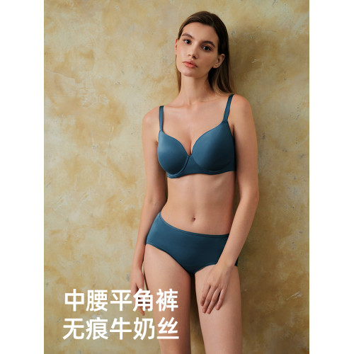 【小青提小褲】遐中腰內褲女無痕底褲高彈力純棉襠薄款包臀平角褲