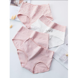 少女內褲15高初中學生三角褲純棉高腰16中大童女17青春期18嵗女孩