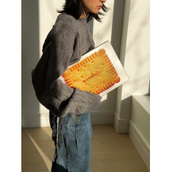 SoftServe柔軟《小狗餅乾》筆電macbook電腦保護殼 透明pc全包散熱殼