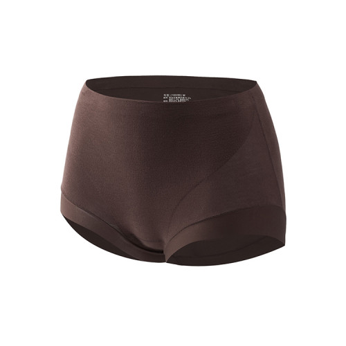 【王雯馨】“親密伴侶”親膚松緊高腰包臀無痕磨毛平角女生內褲