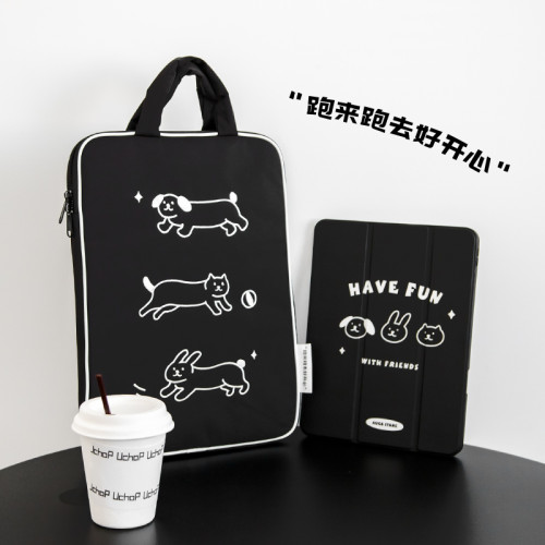 人間八月八丨原創 RUN&FUN 手提電腦包MacBook Air筆電內膽包軟