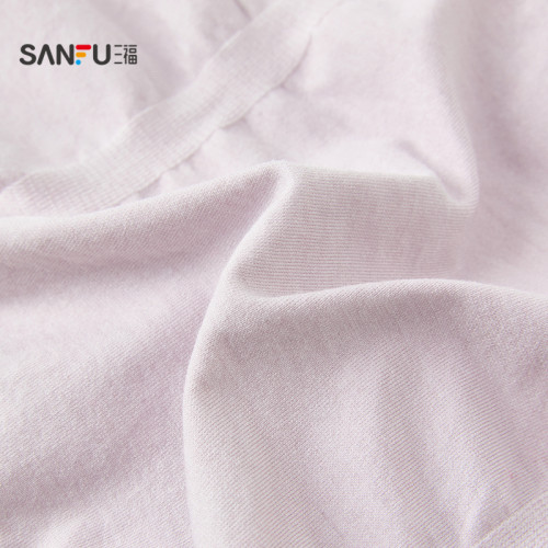 三福 女中腰包臀內褲 簡約無縫彈力柔軟舒適半平角褲女846294