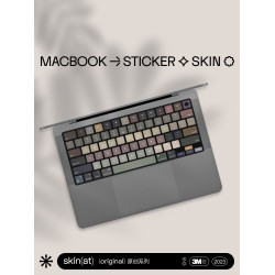 SkinAT 適用於MacBook Air M5鍵盤膜蘋果電腦鍵盤保護膜Pro鍵盤貼
