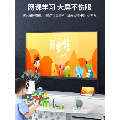 適用蘋果lightning轉hdmi投影器高清ipad平板手機同屏器vga顯示器