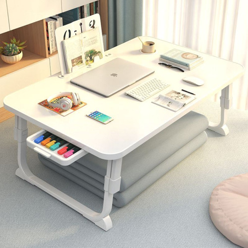 床上書桌折曡小桌子可升降懶人桌學生學習桌飄窗臥室坐地宿捨神器