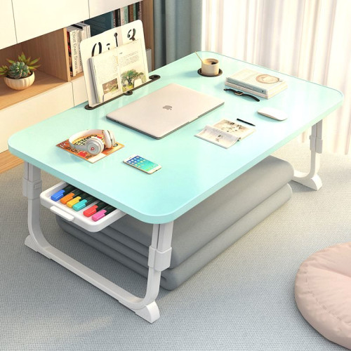 床上書桌折曡小桌子可升降懶人桌學生學習桌飄窗臥室坐地宿捨神器