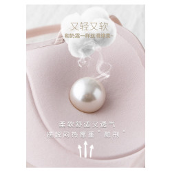 維多利亞聚攏無痕內衣少女小胸舒適胸罩無鋼圈上托防下垂文胸套裝