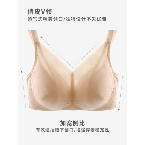 乳腺術後專用義乳文胸無鋼圈薄款簡約透氣內衣假乳房光面無痕胸罩