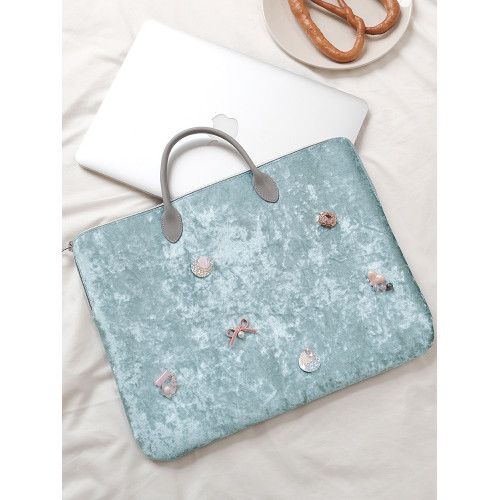 筆電手提電腦包女14寸16高顔值15小衆高級適用聯想蘋果華爲matebook戴爾公文包高級感macbookpro