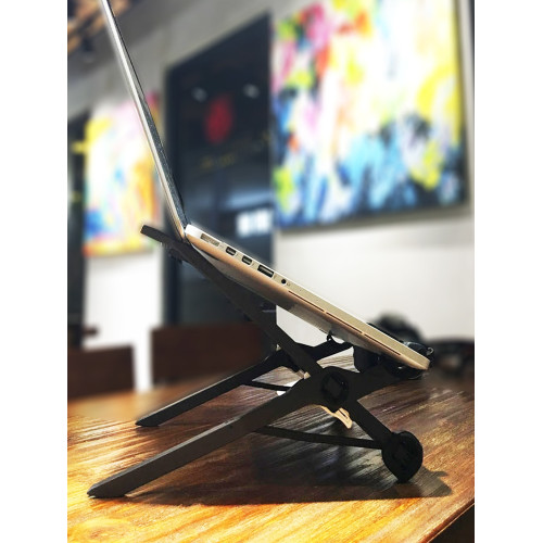 便捷式筆記型電腦支架散熱器 ROOST托架折曡升降增高桌面保護頸椎