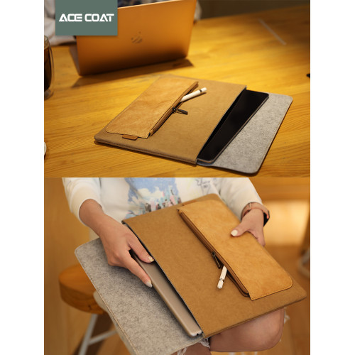 ACECOAT/異思納筆記型電腦包保護套內膽包適用蘋果聯想華爲13/14/15/16英寸平板收納包