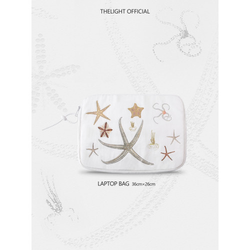 幸運海星THELIGHT原創14寸筆記型電腦包內膽印花燙mac保護套