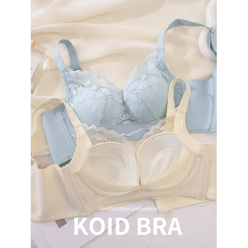 內衣女士聚攏小胸罩夏季文胸防外擴收副乳防下垂調整型無鋼圈薄款