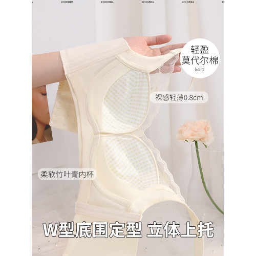 內衣女士聚攏小胸罩夏季文胸防外擴收副乳防下垂調整型無鋼圈薄款