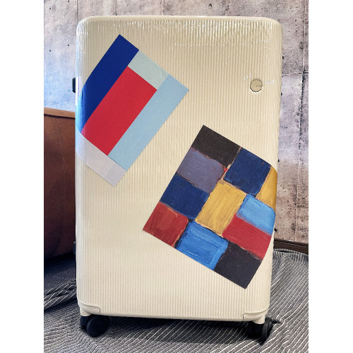 Imi Knoebel藝術家超大張旅行箱行李箱貼防水個性無痕可移無痕貼 Imi Knoebel藝術家超大張旅行箱行李箱貼防水個性無痕可移無痕貼