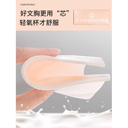 小胸聚攏內衣女士無鋼圈收副乳防下垂厚薄款調整型無痕文胸罩套裝