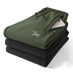 【一折專區】2026春季新款薄絨沖鋒褲軟殼防風防雨水戶外男女長褲