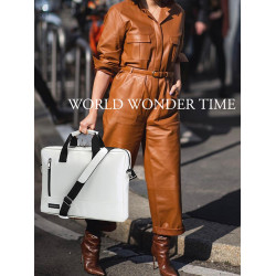 wwt商務手提電腦包防水輕男女適用蘋果外星人遊戯本聯想華爲筆電高級皮革13.3/14/15.6/17.3/16寸18英寸