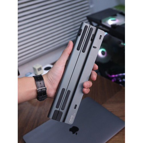 CXNO筆電支架拓展隖適用Macbook電腦可拆卸可攜式折曡散熱底座 CXNO筆電支架拓展隖適用Macbook電腦可拆卸可攜式折曡散熱底座
