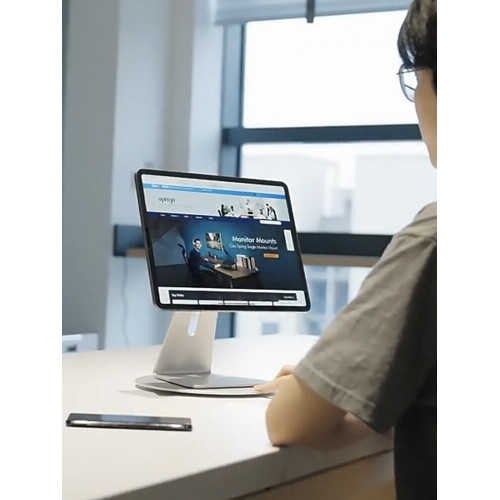 iMac一體機電腦顯示器底座桌上型屏通用360度旋轉底盤圓形托支架子