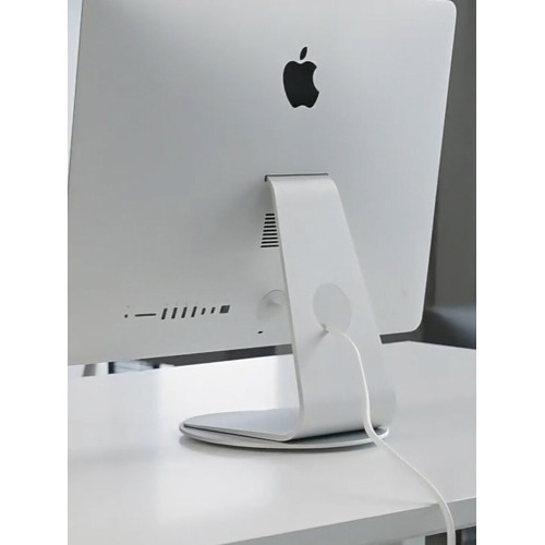 iMac一體機電腦顯示器底座桌上型屏通用360度旋轉底盤圓形托支架子