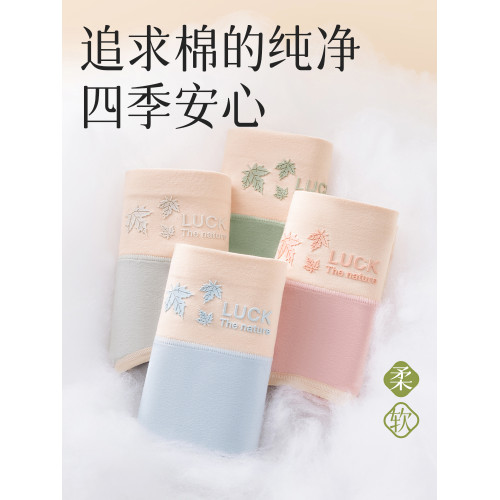 南極人女士內褲純棉10A抑菌襠無痕收腹2026新款中高腰女士三角褲