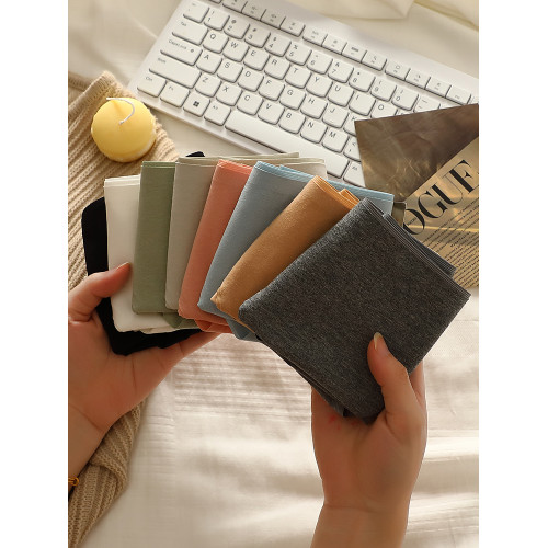 4條裝秋冬純色簡約無痕內褲女士純棉中腰透氣少女生包臀三角褲