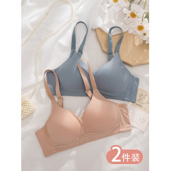 媽媽內衣無鋼圈文胸中老年婦女專用乳罩舒適透氣光面無痕聚攏胸罩