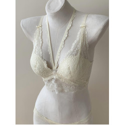 龍心2.0同款2025爆款吊帶美背內衣女小胸聚攏無鋼圈內搭蕾絲文胸