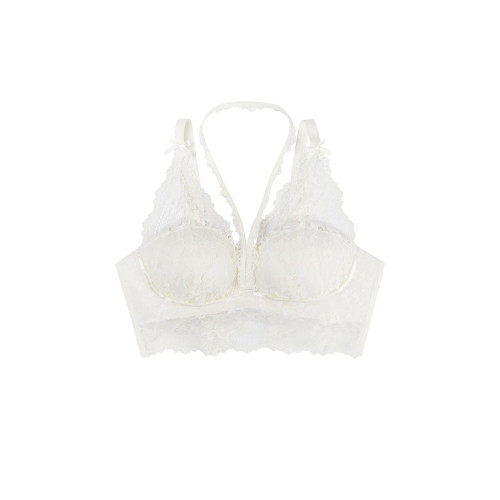 龍心2.0同款2025爆款吊帶美背內衣女小胸聚攏無鋼圈內搭蕾絲文胸