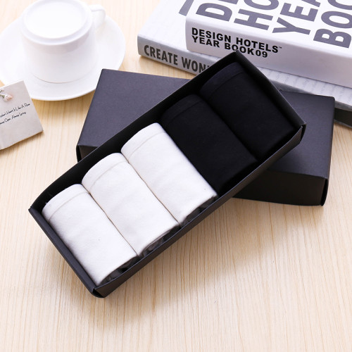 內褲女純棉檔100%全棉質面料抗菌中腰透氣黑白灰色少女學生三角褲