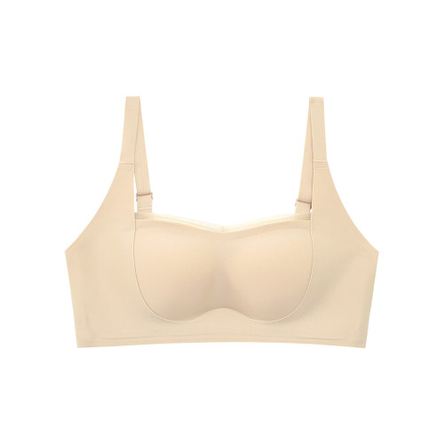 親膚日記小胸聚攏收副乳內衣女平胸無痕文胸薄款胸罩無鋼圈防外擴