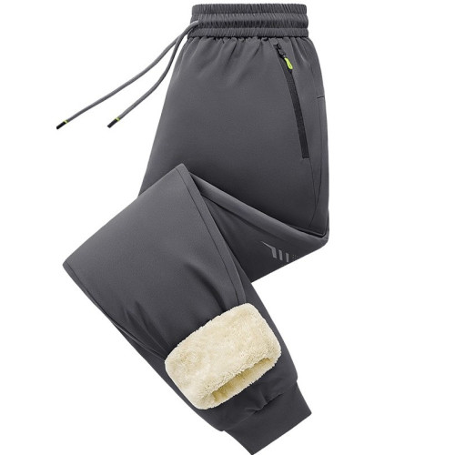 防風防水棉褲男冬季加絨加厚外穿東北零下40度羊羔絨防寒褲子男褲