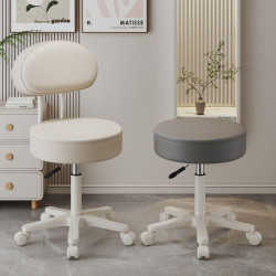 拉車套罩美容院理髮店專用凳子美髮美甲化妝師大工凳滑輪家用椅子