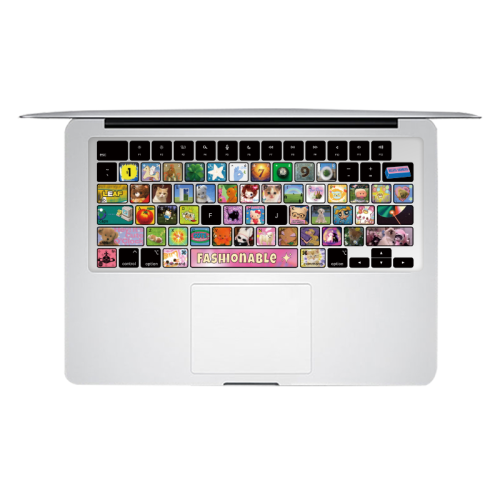 適用MacBook矽膠m4/m3鍵盤膜pro 13保護air蘋果筆電14電腦2萌物
