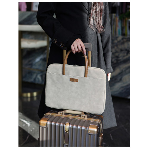 筆記型電腦包14寸16寸防水防震電腦保護套手提高質感適用蘋果MacBook華爲聯想15.6內膽包女